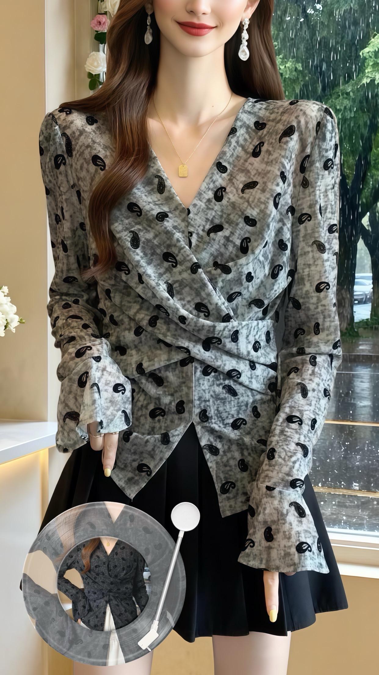 设计感显瘦上衣。#显瘦穿搭#大码女装#穿搭#衬衫穿搭公式来了 #大码穿搭 @DOU+上热门 @抖加🔥上热门🔥dou+🔥热点宝