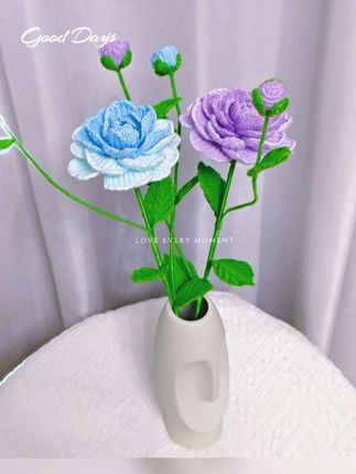 宫粉茶花🌸#我的手工作品 #毛线钩织 #爱生活爱编织 #手工爱好者 #爱手工爱生活
