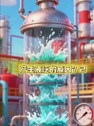产生液泛的原因?#化工 #化工安全 #化工泵 #化工泵