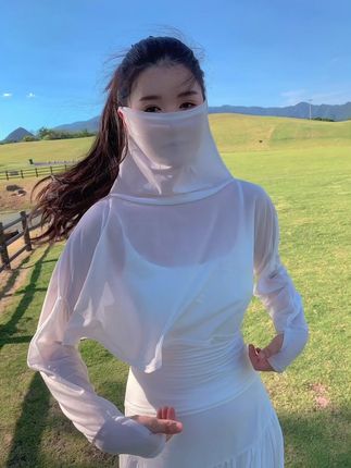 假期出游防晒好物推荐 防晒既要凉快又要舒适更要美丽还要减龄#夏天该有的样子 #今日穿搭 #出游穿搭 #防晒衣 #防晒面罩 @抖音小助手