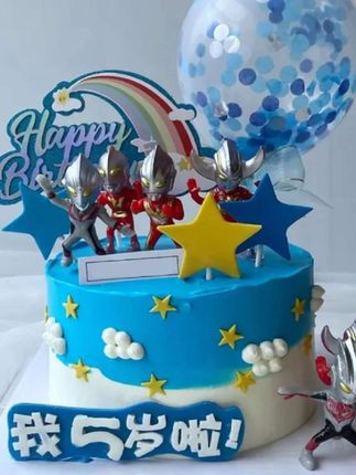 儿童奥特曼生日蛋糕团购全国同城配送上门#生日蛋糕 #卡通蛋糕 #创意蛋糕 #奥特曼生日蛋糕 #男孩生日蛋糕