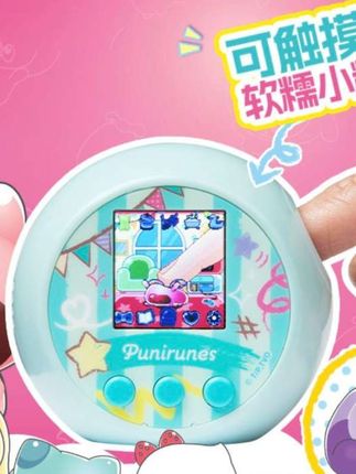 噗尼宠物机儿童punirunes软软糖游戏机电子彩屏女孩玩具拓麻歌子#游戏机#上热门@抖音创作灵感