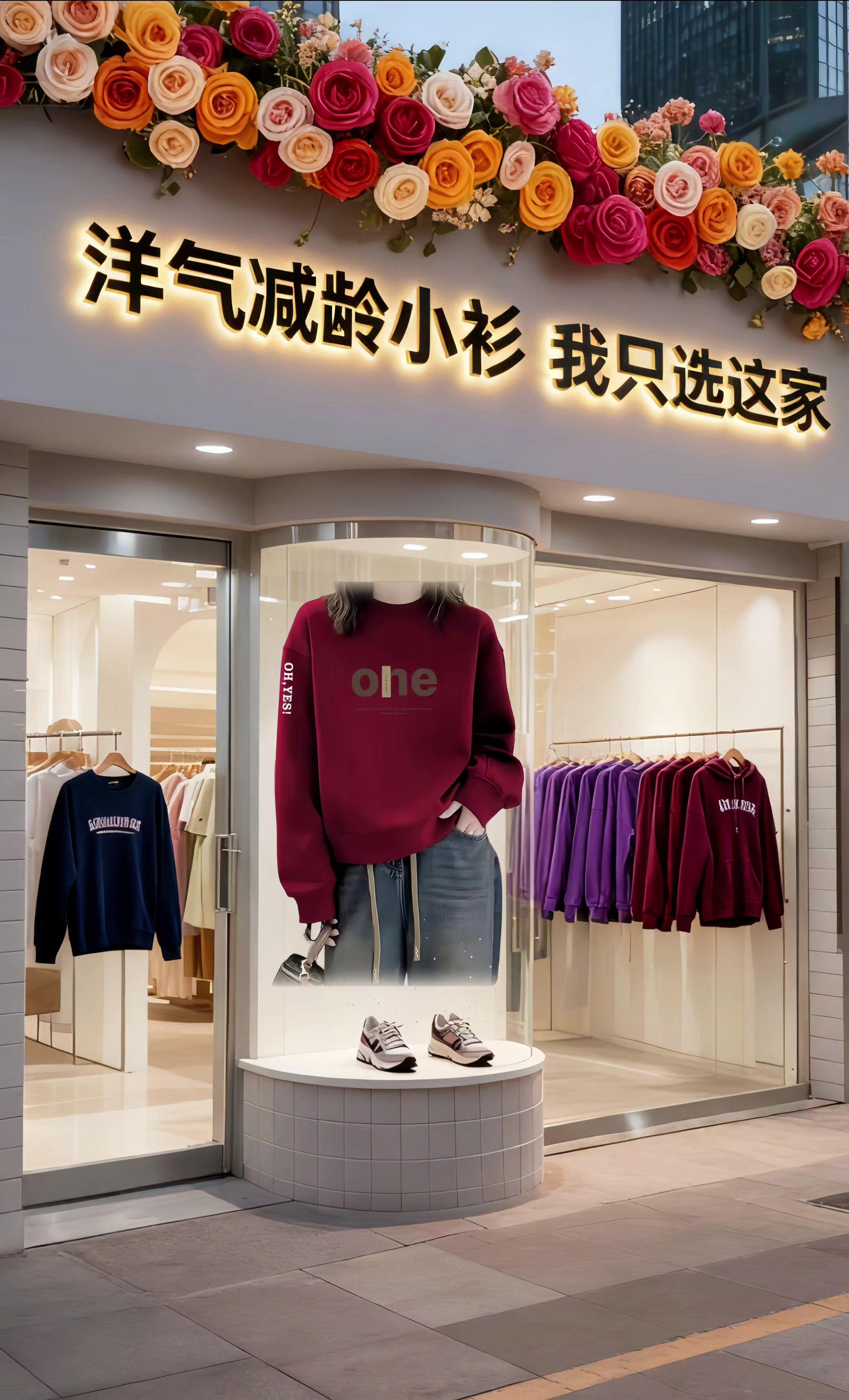 #卫衣 #显瘦穿搭 #不挑年龄不挑身材 #洋气减龄 #春秋潮款卫衣女