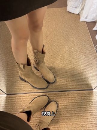 #短靴 #靴子 #宝藏鞋子 这个露丝同款的堆堆靴上脚也太好看了吧!