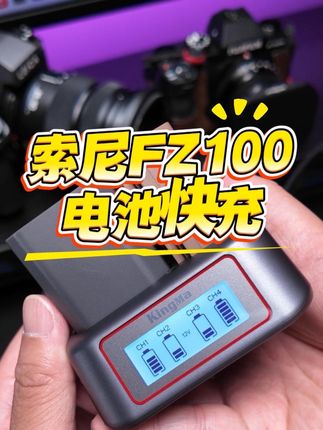 花一百多买个一次性能充四个电池的快充充电器。 效率翻倍!!