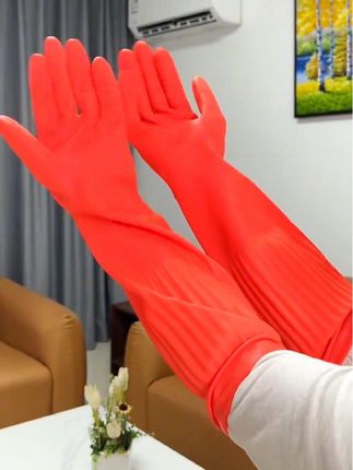 手是女人的第二张脸!冬天洗碗 一定要记得戴上这款加绒家务手套 不怕冷#家务手套#加绒加厚 #加绒手套 #洗碗手套 #厨房好物@DOU+小助手