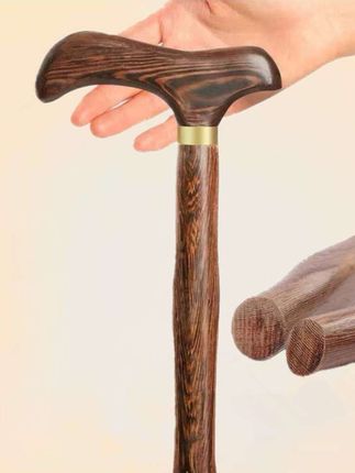 鸡翅木防滑拐杖,实木材质,结实耐用,给老人最贴心的陪伴#拐杖#适老化产品#孝敬老人#匠心制作
