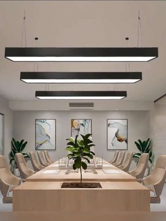 #led长条灯简约吊灯#理发店长方形吸顶灯#办公室方通吊灯灯具#商用办公室吊顶 #理发店长方形吸顶灯