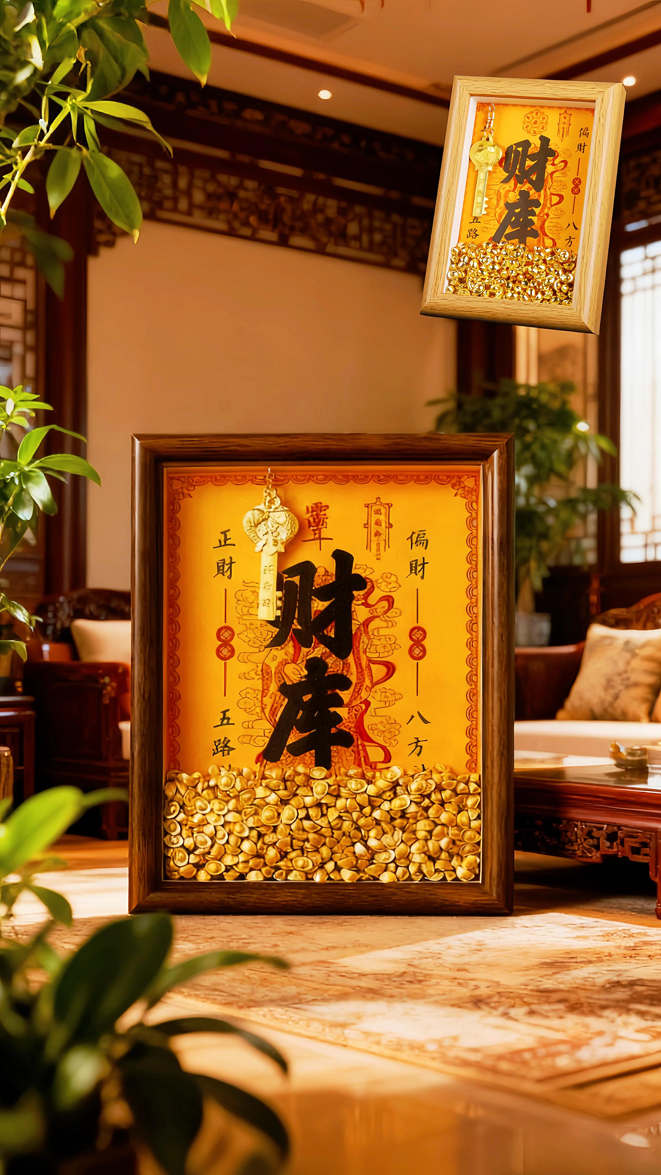 #财库相框摆件#国风文化#东方美学#传统文化#民间习俗