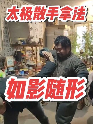 太极散手拿法 如影随形#擒拿格斗 #街头格斗 #高手在民间