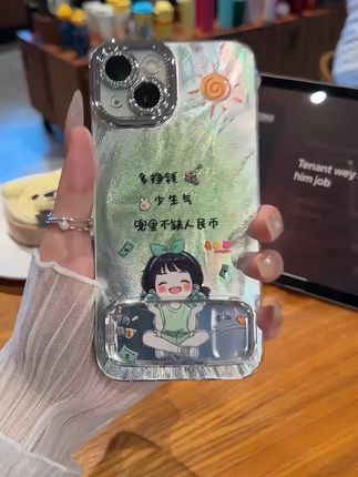 这个手机壳真的好看到窒息,治愈女孩系列的手机壳,看到价格的时候,我以为我看错了#手机壳 #好物推荐🔥 #这也太好看了