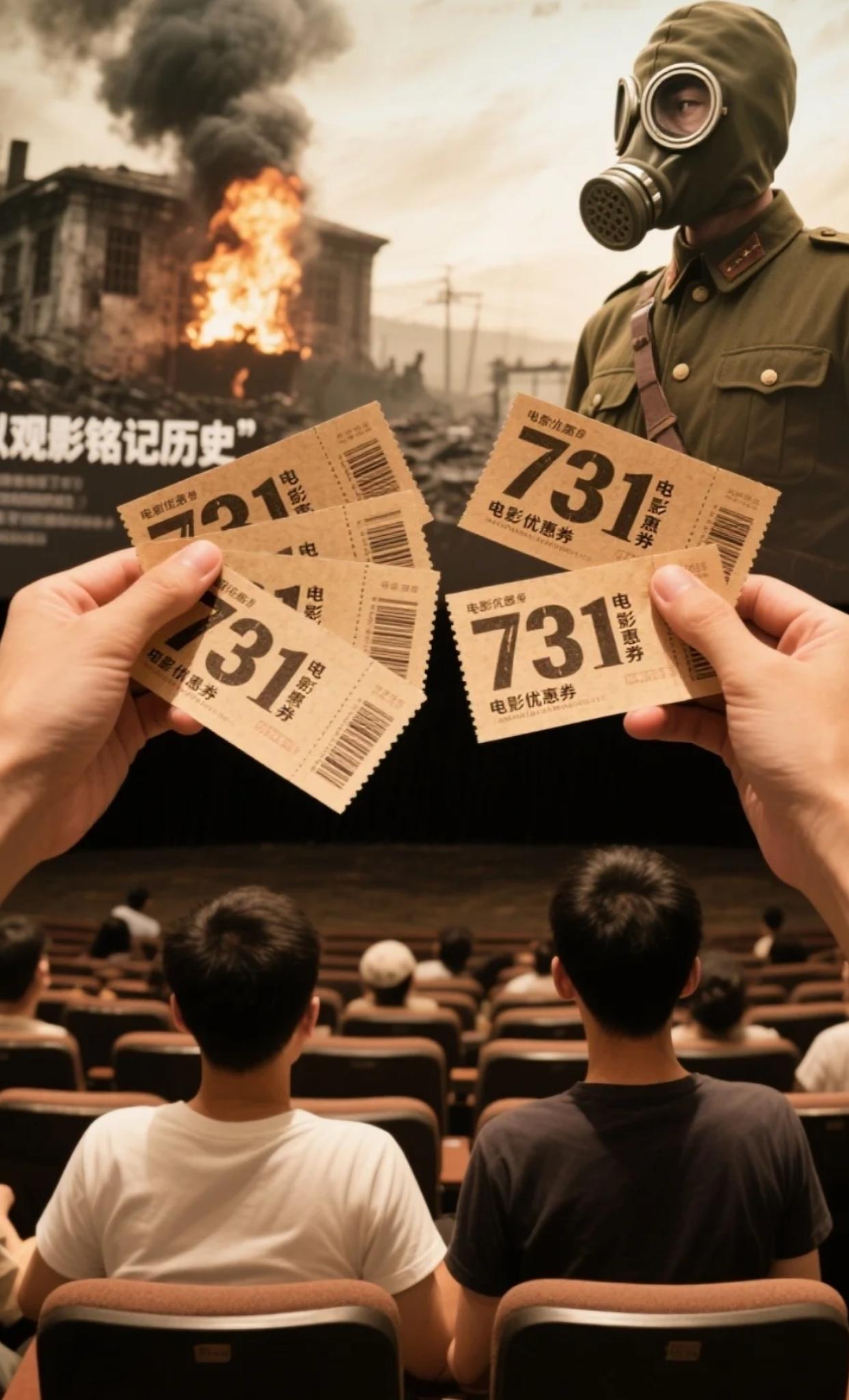 #电影解说 看731!!15元双人票 真的太值了!!抖音团购15元抢双人票, 全国影院通用,超额补差价超方便。铭记历史,一定要带着孩子去看看!#历史 #🎬电影#电影推荐 ✨#世界和平