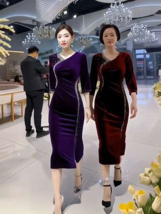 #喜妈妈喜婆婆婚宴装 #敬酒服 #婚礼妈妈礼服 #名媛气质 #高贵优雅