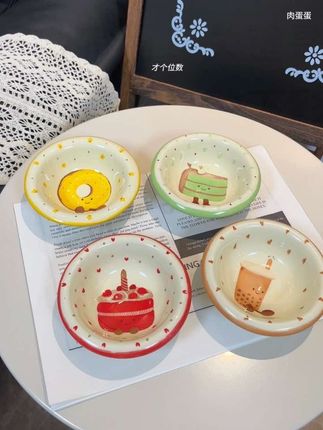 永远抵抗不了可爱又好看的小餐具!#餐具 #蘸料 #陶瓷餐具 #颜值餐具