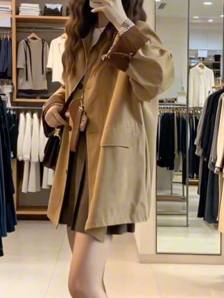 #时髦穿搭 #韩系穿搭 #外套穿搭 #风衣外套#风衣