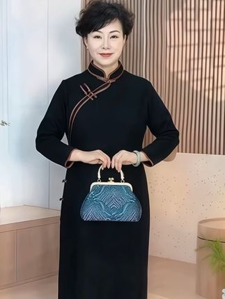 #大码女装 #国风服饰#时尚穿搭 #高端品质 #改良旗袍