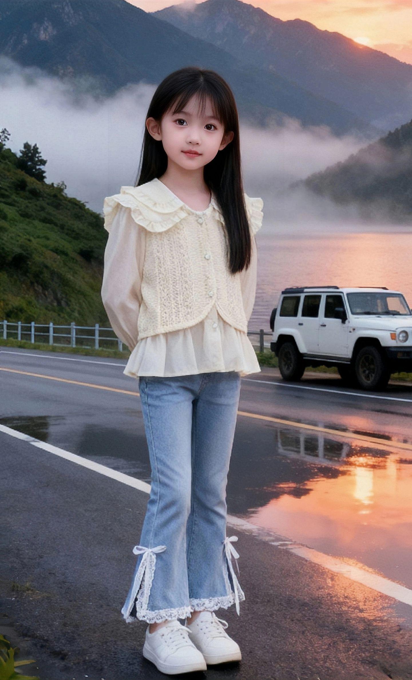 【妈妈的爱,是把你宠成童话里的公主呀】 “我的小宝贝,你知道吗?每次看你穿上这套假两件套装,转着圈笑的样子,妈妈的心都要融化了。 妈妈的爱很简单,就是想把全世界最精致的美好都给你。这件衬衫的蕾丝马甲,是妈妈对你温柔的守护;喇叭裤上的珍珠和蕾丝,是妈妈偷偷藏在细节里的偏爱。 妈妈不求你多完美,只愿你穿着喜欢的衣服,在春天的草地上奔跑,在秋天的公园里欢笑,永远做那个眼里有光、被爱包围的小公主。 宝贝,你值得所有美好。这套衣服,是妈妈给你的“专属宠爱”,让妈妈的爱,陪你把童年穿成最甜的童话~” #早秋穿搭公式来了 #轻松解锁秋季穿搭 #初秋韩系穿搭已就位 #女童穿搭#出游穿搭@抖加🔥上热门🔥dou+🔥热点宝 @DOU+小助手
