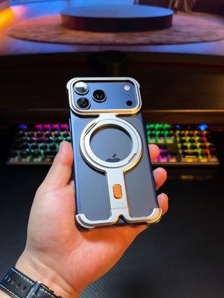 苹果17promax个性散热 卡扣金属支架手机壳#iphone #散热手机壳 #金属手机壳
