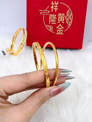 樱花双环来啦 #黄金首饰 #精致女人必备 #足金999 #手镯控 #碎冰冰