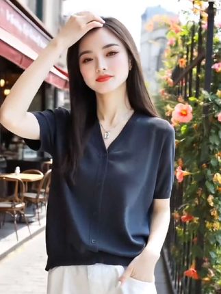 #今天穿什么 #气质穿搭 #百搭上衣 #面料舒适透气 #时尚女装