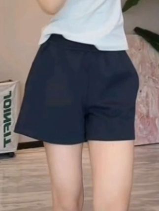 COHITUC/科途空气层运动短裤松紧设计遮胯显瘦休闲运动裤4057#夏季新款 #运动裤 #短裤 #遮肉显瘦 #女装