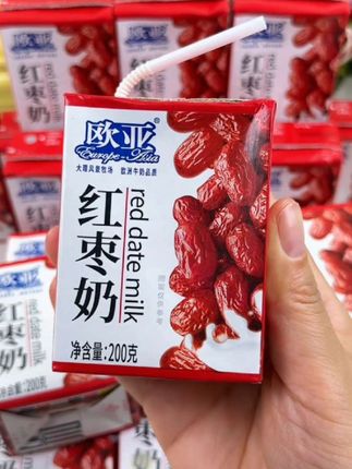 不爱喝纯牛奶的家人,一定要试试这个欧亚红枣奶#真的好好喝#大人孩子都喜欢 #欧亚红枣牛奶 #超便宜超划算