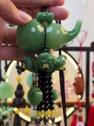 汽车挂件葫芦香水车内饰品小车后视镜吊坠#汽车葫芦吊坠 #葫芦香水挂件 #车载挂件