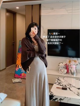 有肉女生天菜穿搭~#温柔风穿搭 #温柔穿搭 #通勤搭配 #秋天裙子搭配 #日常穿搭