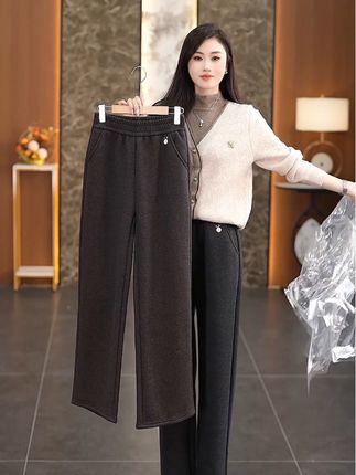 #中老年女装#加绒裤子 #加绒保暖 #妈妈装 #洋气减龄