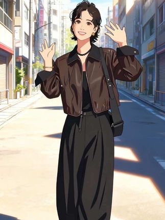 #夹克外套#洋气减龄#时尚百搭#又美又飒#早秋穿搭
