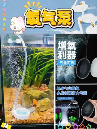 USB鱼缸氧气泵家用静音增氧泵养鱼充氧泵户外钓鱼便携小型打氧机#氧气泵 #水族爱好者 #养鱼日记 #鱼缸增氧泵 #水族用品