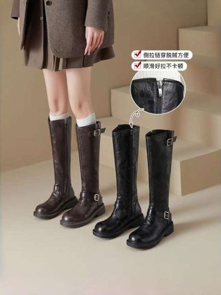 #长筒骑士靴#高筒靴#长筒靴#加绒长筒靴#靴子