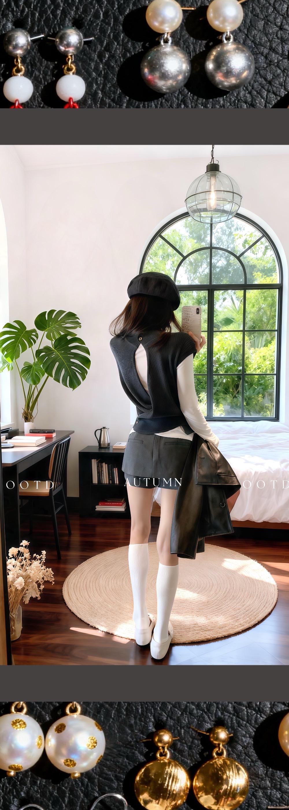 #秋天变时髦就从韩系穿搭开始 #ootd穿搭 #早秋穿搭三分钟出门不是梦 #早秋冷冽又随性的气质穿搭 #韩系穿搭