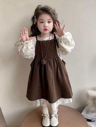 #女童穿搭 #生女儿就是用来打扮的 #夏秋穿搭小过渡#已经开始反季节穿搭了#谁穿谁好看