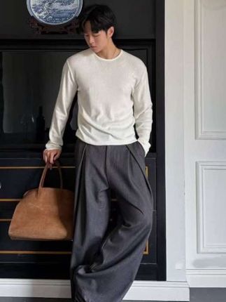 FS 25A/W【贵气老钱羊毛打底】秋冬百搭老钱舒适亲肤打底长袖T#懒人必备 #高级感穿搭 #上热门上热门 #牛仔裤 #休闲裤