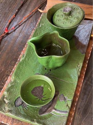 青荷系列茶具,清凉一夏#茶具 #茶具套装