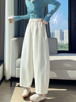 弯刀裤女春秋九分裤,小个 子高腰宽松镰刀裤,2025新款女款香蕉裤大码#裤子 #休闲裤 #百搭裤子 #休闲百搭 #九分裤