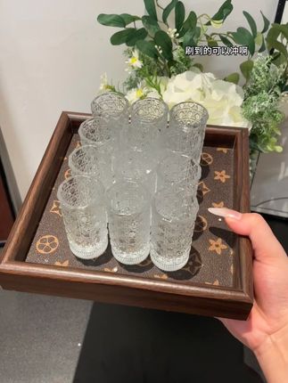 天呐!之前9块9六个的宝石纹白酒杯,现在到手12个,家人们这次还不冲吗?!#酒杯 #杯子 #仪式感 #白酒杯 #玻璃杯