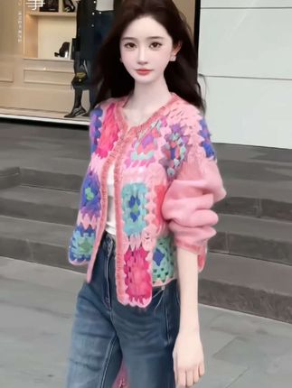 #减龄气质 #温柔甜美风 #慵懒风穿搭 #日常搭配 #小香风针织衫
