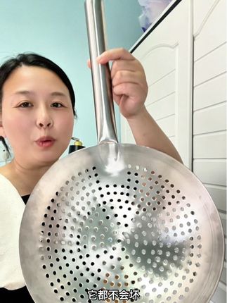 #不锈钢大漏勺 #不锈钢过滤网 #不锈钢制品 #捞面条神器