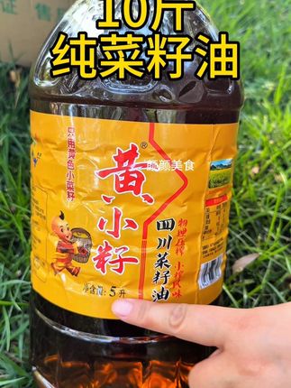 这是我们四川一年一季的新菜籽油,质地清亮,吃起来又浓又香! #菜籽油 #乡村守护人 #家乡的味道 #家乡美食 #菜籽油压榨过程