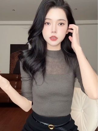 秋季新款打底衫上衣#气质范 #打底衫 #秋季穿搭#女装