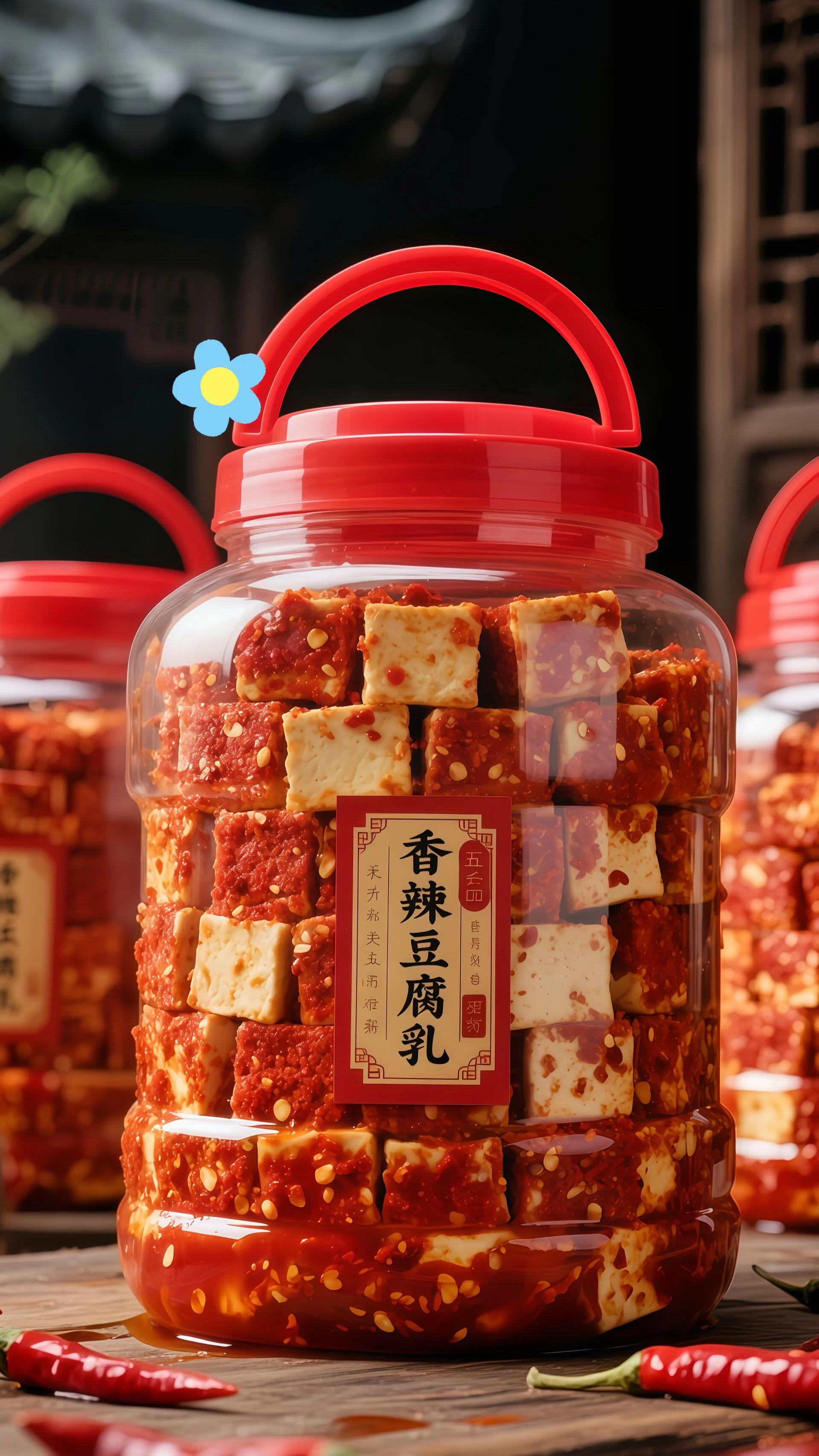 香辣豆腐乳,下饭神器,好吃到嗦手指😋 香辣豆腐乳细腻如脂、入口即化,味道咸鲜打底、香辣突出,并带有复杂浓郁的发酵醇香,是一种风味强烈、层次丰富、极具中国特色的发酵佐餐小菜。#香辣豆腐乳#下饭菜 #厨神拿手菜 #教你做道拿手菜 #下饭神器