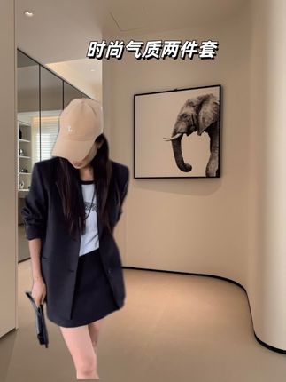 #西装两件套#洋气减龄 #谁穿谁好看系列