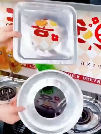 加厚煤气灶防油垫贴燃气灶保护贴纸厨房圆形灶台罩锡纸圈铝箔纸炉#燃气灶防油垫#生活好帮手#居家好物收#上热门