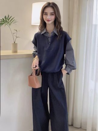 #格子上衣 #假两件衬衫 #减龄气质 #显瘦遮肉 #穿出自信穿出美丽