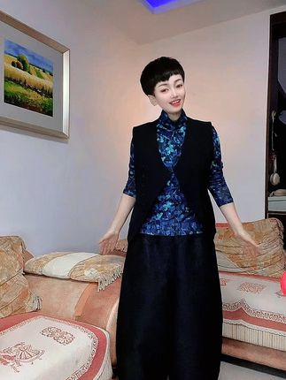 秋冬款提花刺绣花苞裤