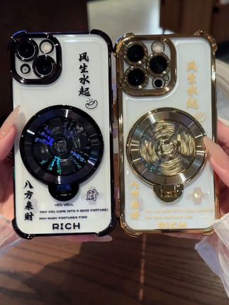 风生水起适用苹果17华为/oppo/vivo/小米iPhone16电镀防摔手机壳#手机壳推荐 #手机壳 #手机装饰