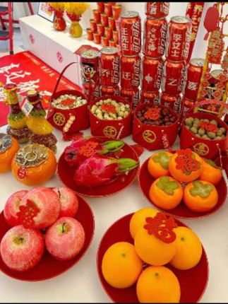 #乔迁之喜水果盘#红色加厚干果糖#新居搬家入宅##新年喜庆果盘中式#果盘 #好东西一起分享