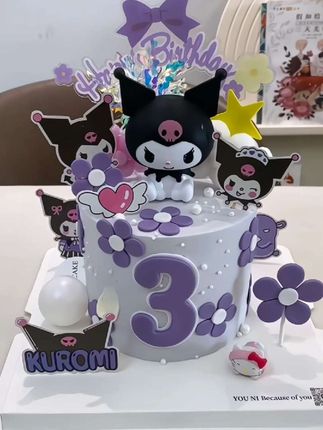 #网红蛋糕 #儿童生日蛋糕定制#同城配送儿童生日蛋糕#女童库洛米生日蛋糕定制#儿童周岁定制蛋糕
